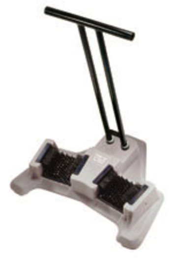 Spikereinigerstand für Stahlspikes, mittelgrau