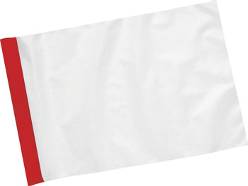 NYLON Flagge TL 2 farbig, wei&szlig;, roter Tube