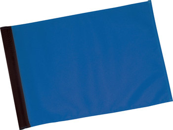 NYLON Flagge TL 2 farbig, blau, schwarzer Tube