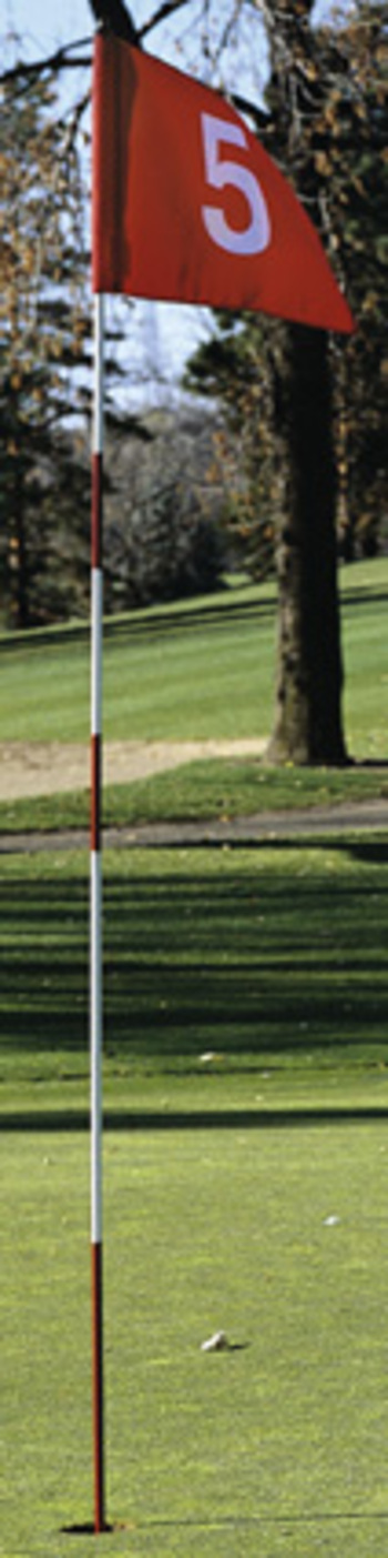 Fahnenstange ROYALINE 305 cm, wei&szlig;/rot