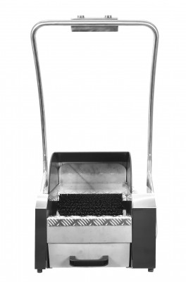 Schuhputzmaschine elektrisch aus Edelstahl